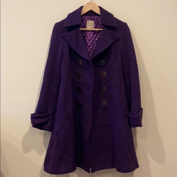 Nanette Lepore | Jackets & Coats | Purple Nanette Lepore Coat | Poshmark